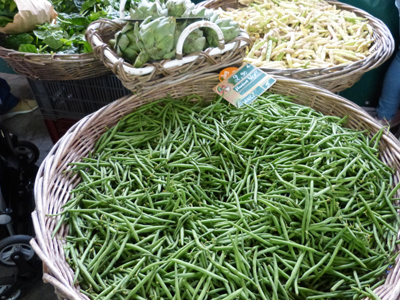 Haricot Verts at the Market