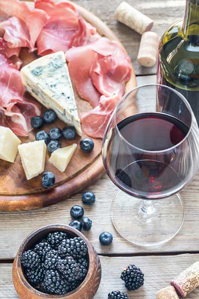 Charcuterie and Wine on Tango